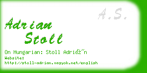 adrian stoll business card